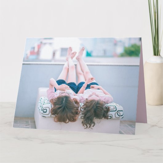 BESTE VRIENDS BESTIE BFF BIRTHDAAGKAARTEN VOOR HAA KAART (Voorkant)