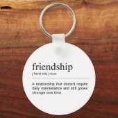 Beste Vriendschap Definitie Sleutelhanger (Voorkant)