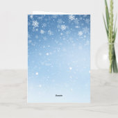 Beste vriendschappelijke feestdag, kerstmis kaart (Achterkant)