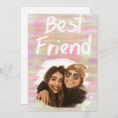 Beste vriendschappelijke Geweldige herinneringen Feestdagenkaart (Voorkant / Achterkant)