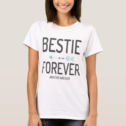Beste vriendschappelijke overeenkomst Bestie voor  T-shirt (Voorkant)