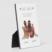 Beste vriendschappelijke persoonlijke Plaque Fotoplaat (Zijkant)