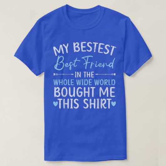 Beste vriendschappelijke vriendschap Bestie BFF Sq T-shirt (Design voorkant)
