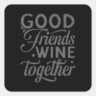 Beste vriendschappelijke vriendschap Bestie BFF Sq Vierkante Sticker