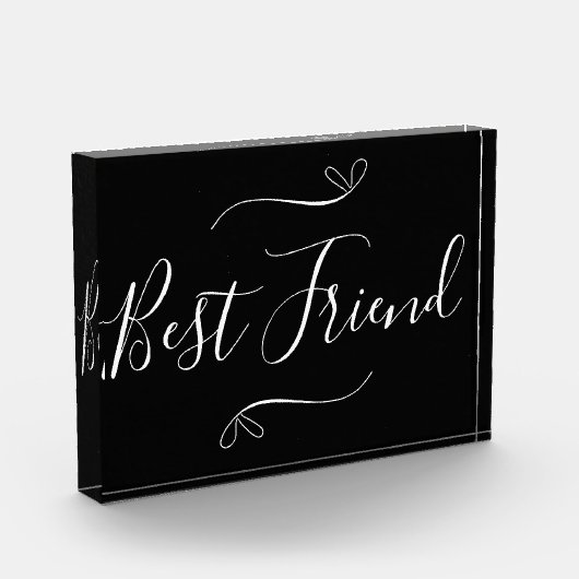 Beste vriendschappelijke zwarte en witte minimale  fotoblokken (Links)