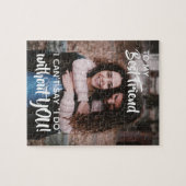 Beste vriendschapsbruidsvoorstel personaliseren legpuzzel (Horizontaal)