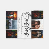 Beste Vriendschapsdag Foto Fleece Deken (Voorkant (Horizontaal))