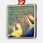 Beste Vriendschapsgedicht Metalen Ornament (Links)