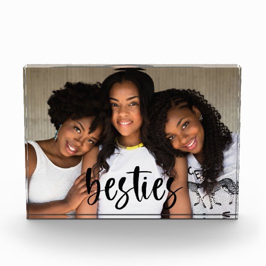 Beste vriendschapsscriptlettertype modern fotoblokken (Voorkant)