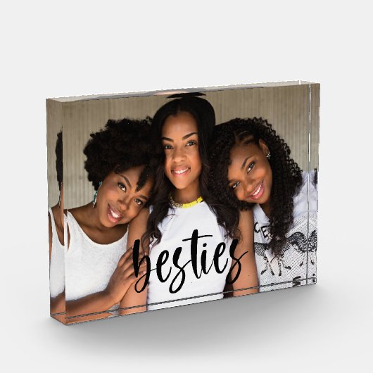 Beste vriendschapsscriptlettertype modern fotoblokken (Links)