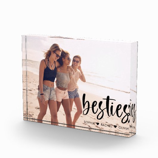 Beste vriendschapsscriptlettertype modern fotoblokken (Rechts)