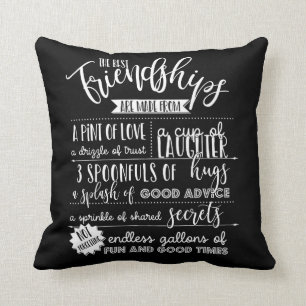 beste vriendschapswensen voor het bereiden van ing kussen