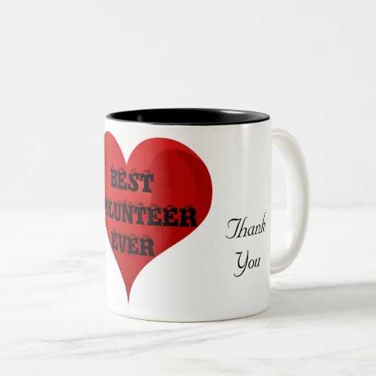 Beste vrijwilliger ooit bedankt dat je van de Mok  (Voorkant rechts)