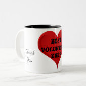 Beste vrijwilliger ooit bedankt dat je van de Mok  (Voorkant links)