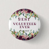 Beste vrijwilliger ooit geweldig, dank je cadeau ronde button 3,2 cm (Voorkant)