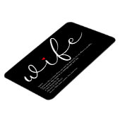 Beste vrouw-definitie van de wereld magneet (Linkerzijde)