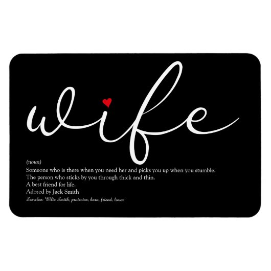 Beste vrouw-definitie van de wereld magneet (Horizontaal)