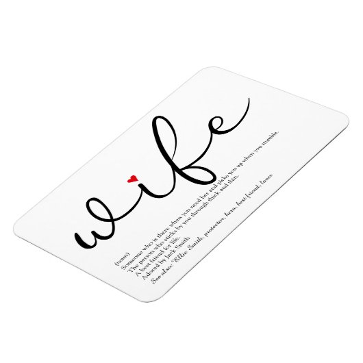 Beste vrouw-definitie van de wereld magneet (Linkerzijde)