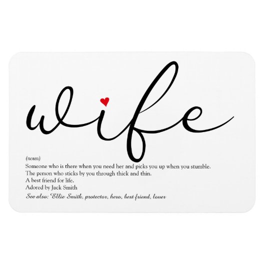 Beste vrouw-definitie van de wereld magneet (Horizontaal)