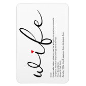 Beste vrouw-definitie van de wereld magneet (Verticaal)