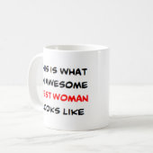 Beste vrouw, geweldig koffiemok (Voorkant links)
