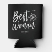 Beste vrouw | Manuscript Style Wedding Blikjeskoeler (Voorkant)