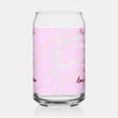 Beste vrouw moeder vrouw dochter voeg naam tekst v blikvorm glas (Rechts)