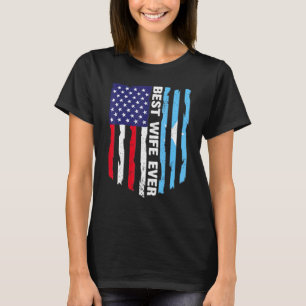 Beste vrouw ooit Amerikaanse Somalische vlag Grafi T-shirt