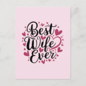 Beste vrouw ooit briefkaart (Voorkant)