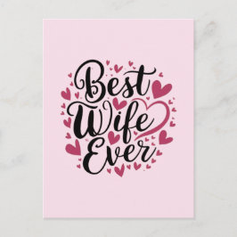 Beste vrouw ooit  briefkaart