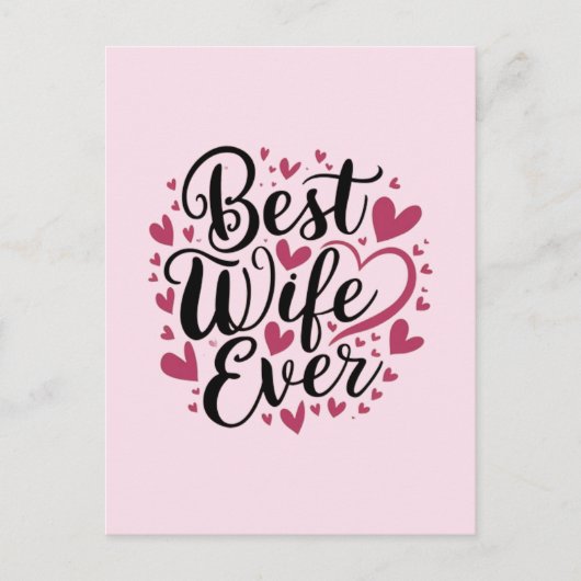 Beste vrouw ooit briefkaart (Voorkant)