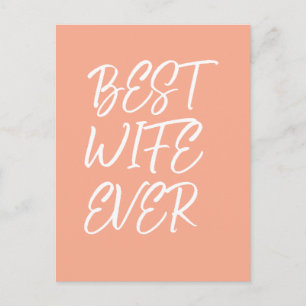 Beste vrouw ooit briefkaart