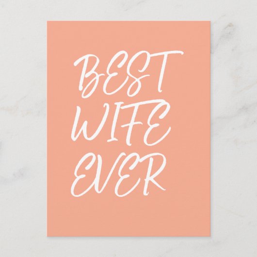 Beste vrouw ooit briefkaart (Voorkant)