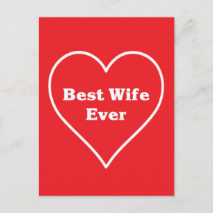 Beste vrouw ooit briefkaart