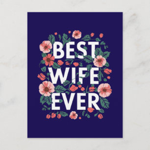 Beste vrouw ooit  briefkaart