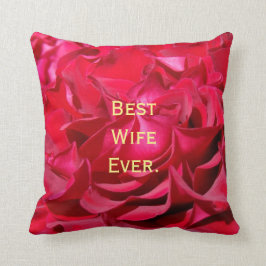 Beste vrouw ooit cadeau kussen Valentijnsdag Roos