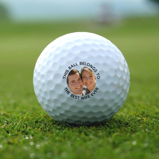 Beste vrouw ooit foto golfballen