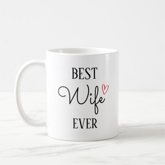Beste vrouw ooit, Gift foe vrouw. Koffiemok (Links)