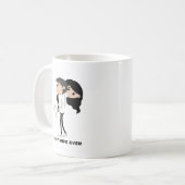 beste vrouw ooit koffie - Mok (Voorkant links)