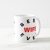 Beste vrouw ooit koffiemok (Voorkant rechts)