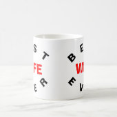 Beste vrouw ooit koffiemok (Center)