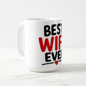 Beste vrouw ooit koffiemok (Voorkant links)