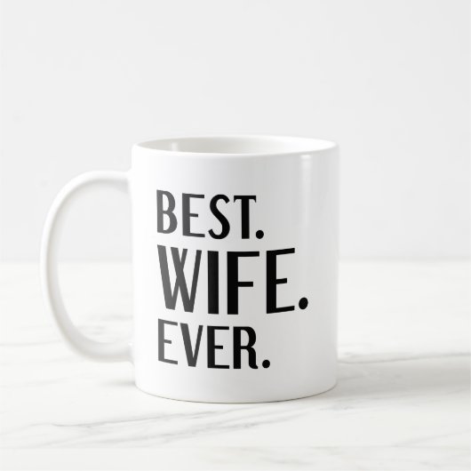 Beste vrouw ooit koffiemok (Links)
