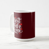 Beste vrouw ooit koffiemok (Voorkant links)