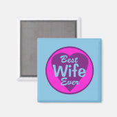 Beste vrouw ooit magneet (Voorkant / Achterkant)