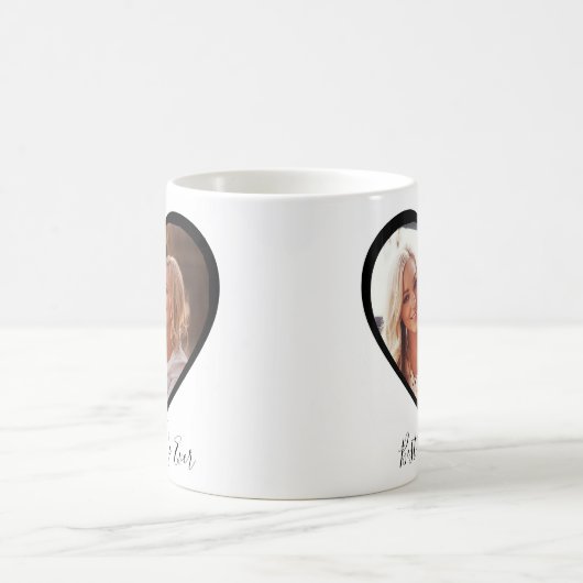 Beste vrouw ooit Persoonlijk hart 2 Fotoscript Koffiemok (Center)