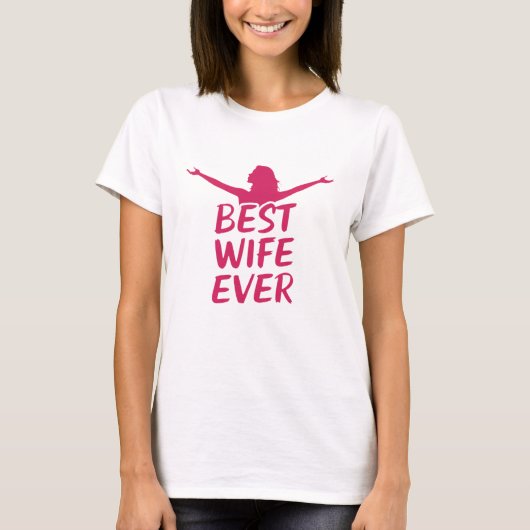 Beste vrouw ooit t-shirt (Voorkant)