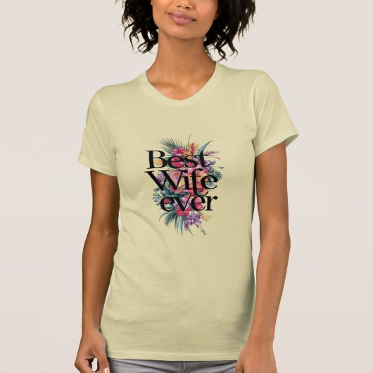 Beste vrouw ooit t-shirt (Voorkant)
