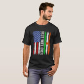 Beste Vrouw Ooit Vaderdag Niger US Flag Retro T-shirt (Voorkant volledig)