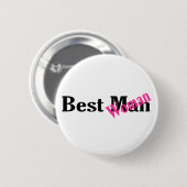 Beste vrouw ronde button 5,7 cm (Voorkant /achterkant)